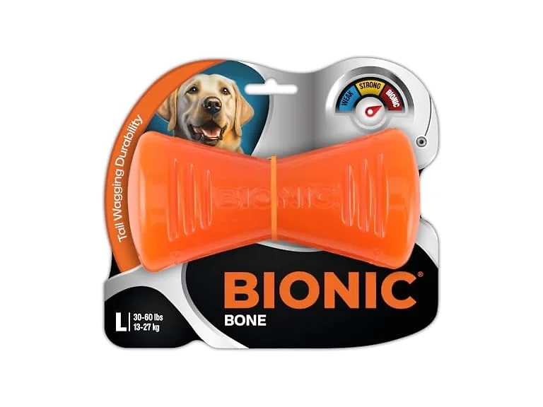 BIONIC Bone Dog Toy for Dogs Between 30-60+