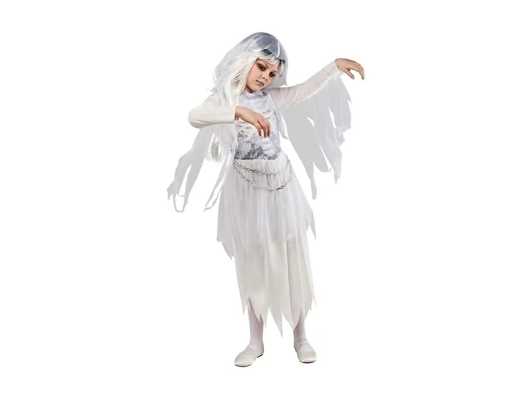Rubies Ghostly Girl Costume Hooded Dress