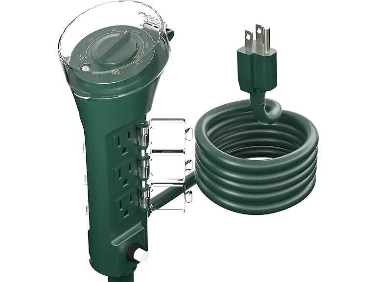 BN-LINK Outdoor Power Strip Yard Stake Timer, D2D