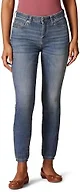 Amazon Essentials Women's Stretchy Mid Rise Curvy Skinny Jeans - Discontinued Colors, Medium Wash, 2 Short