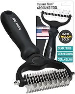 Double Sided Pet Grooming Brush 2-Pack