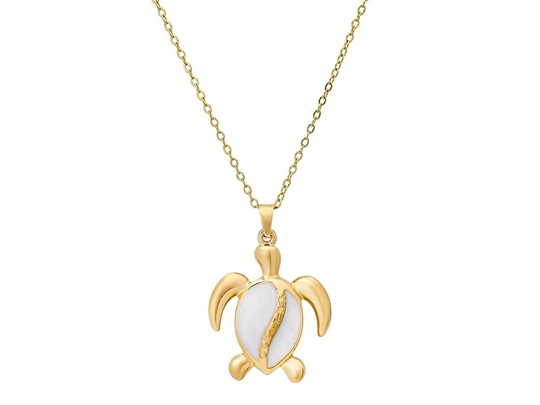 18K Gold Plated Sea Turtle Necklace