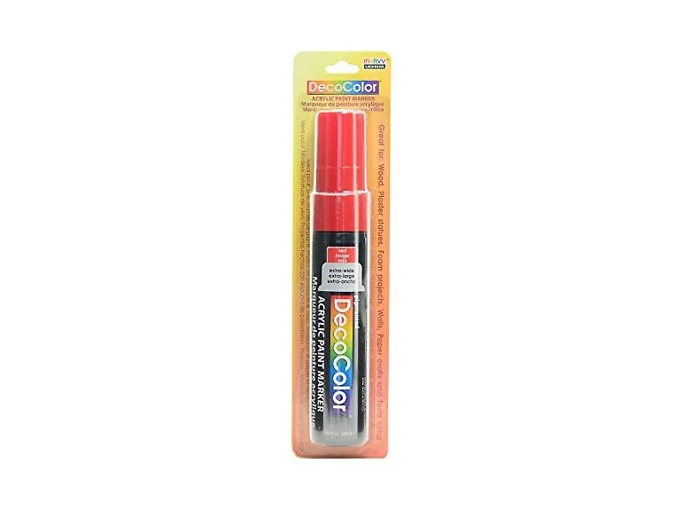 Decocolor Acrylic Jumbo Paint Marker - Red