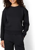 Amazon Essentials Womens Sweatshirt, Black, XX-Large