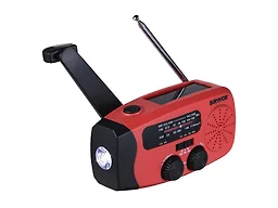 Survivor MQ-SRVRA5000-BLKRED Emergency Weather Radio Black