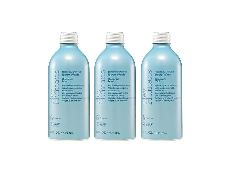 3Pk Coconut Mint Moisturizing Body Wash