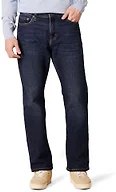 Amazon Essentials Men's Straight-Fit Bootcut Jean - Discontinued Colors, Dark Blue Vintage, 34W x 29L