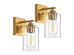 VerRon KN0001 Gold Bathroom Light Fixtures
