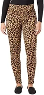 Levi Strauss Signature Gold Women's Totally Shaping Pull-On Skinny Jeans (Available in Plus Size), (New) Kalahari Cheetah Brown, 26 Medium