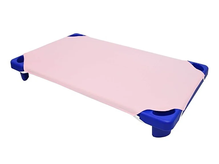 Cotton-Polyester Blend Cot Sheet Pink