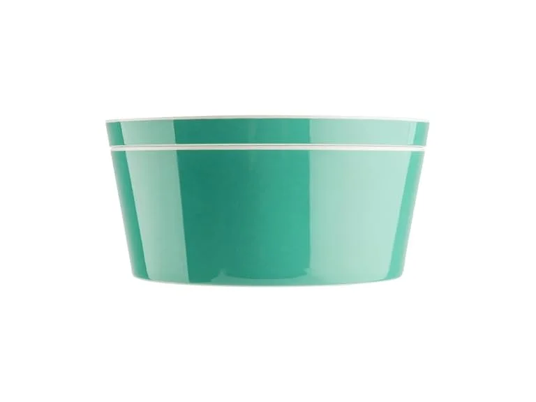 TableCraft Marvista Collection Round Stackable Bowl and Lid Jade