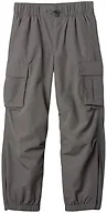 GAP Boys' Lined Parachute Pant, Shark Fin, Large