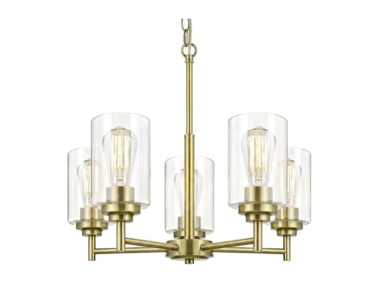 BesLowe B0GTVCTRMS D19.8 Chandelier for Dining Room