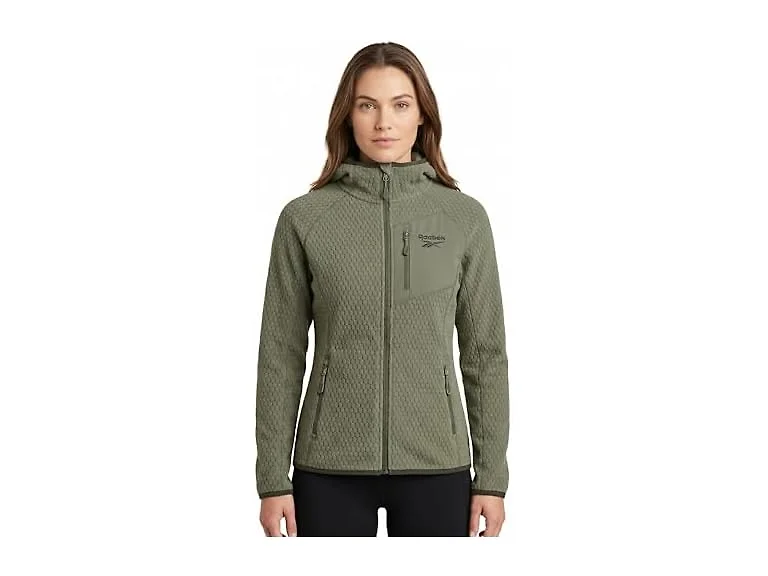 Reebok Women Zip-up Honeycomb Fleece Jacket