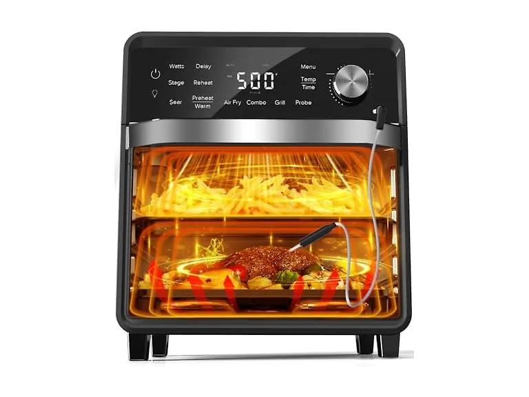 Nuwave Plug-In Grill Air Fryer Oven Combo w/Sheath