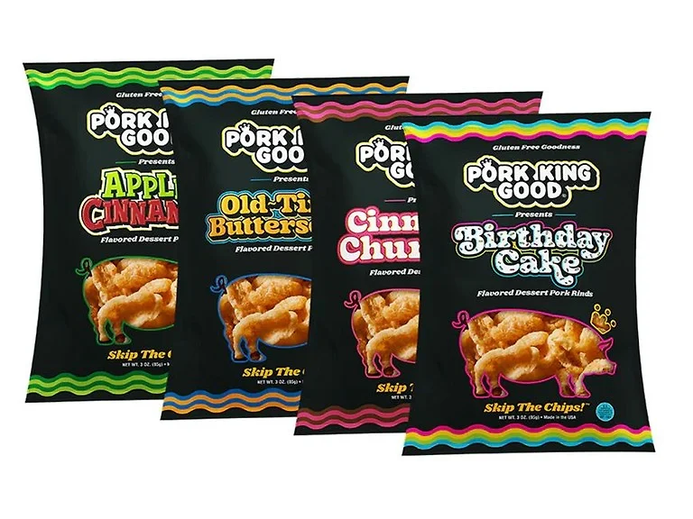 (8 Pack) "Sweet Mother of Pork" Rinds Bundle
