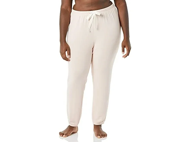 Amazon Essentials Women (1X) Pant Pale Pink
