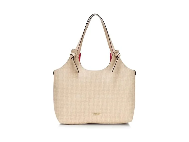 Halston Brooke Calf Magnetic Snap Tote