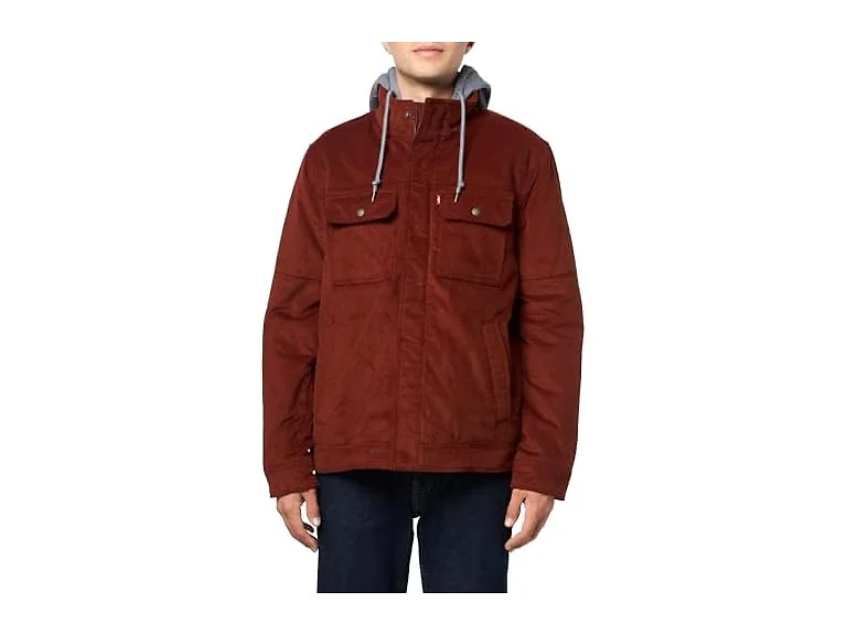 Levi's Men Hooded Utility Jacket