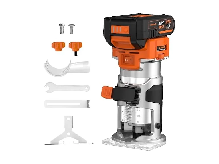 TILSWALL USPRRT02 Cordless Trimmer Router Orange