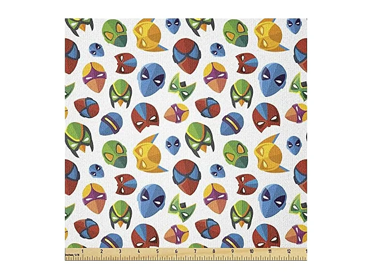 Lunarable Superhero Fabric by The Yard
