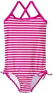 Kanu Surf Big Girls' Bali One Piece Swimsuit, Pink, 12