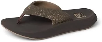REEF Mens Sandals, Rover +, Brown, 10