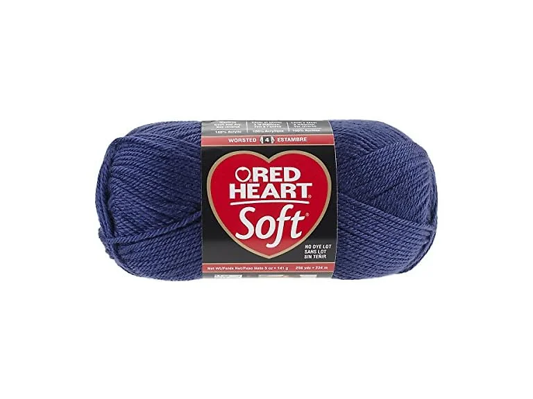 Red Heart Soft Yarn, Navy