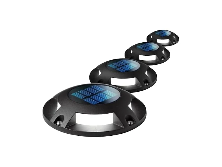 Home Zone Solar Deck Lights - Black