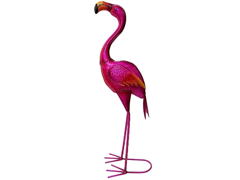 23" Iron Dark Pink Flamingo