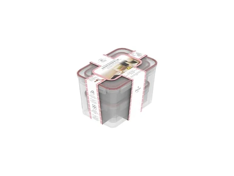 Clear Rectangular Nested Containers