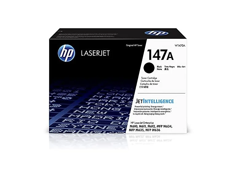 HP 147A Black Toner Cartridge, W1470A