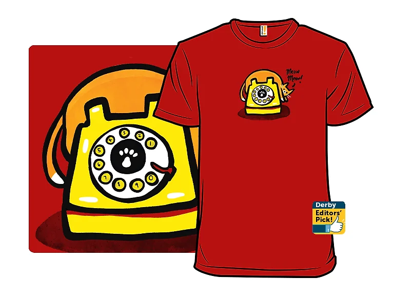 Just an Old School Meowtary Phone