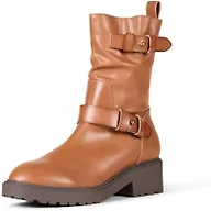 Amazon Essentials Women's Cropped Biker Boot