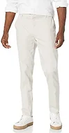 Amazon Essentials Men's Slim-Fit Wrinkle-Resistant Flat-Front Stretch Chino Pant, Stone, 31W x 30L