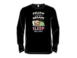 Follow Your Dreams, Sleep All Day