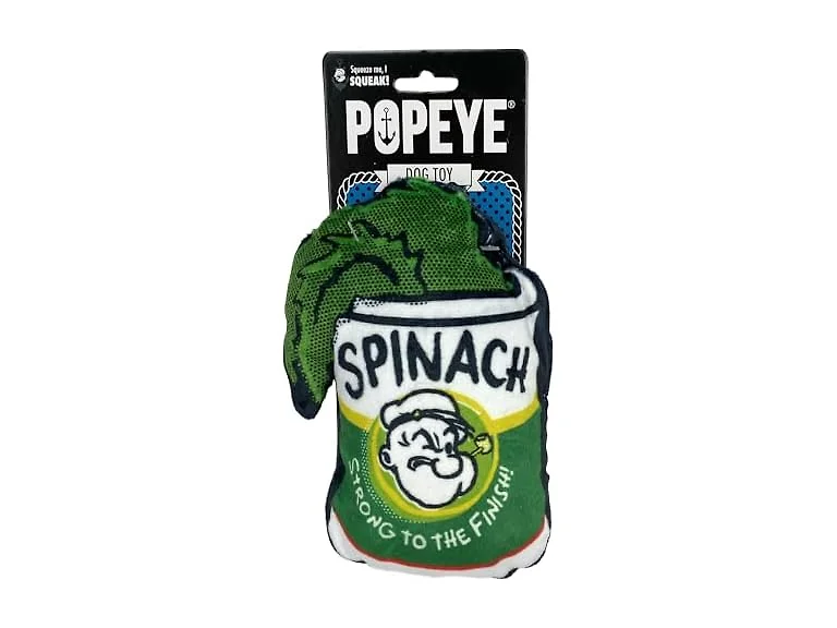 Multipet Popeye Spinach Dog Toy, 6 inches