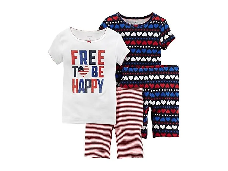 Carter's 4-Piece Snug Fit Cotton PJs,