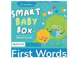 Toyventive Toddler's First Words Smart Baby Box Learning Set, Blue