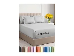 6 Piece Extra Deep Breathable Sheet Set