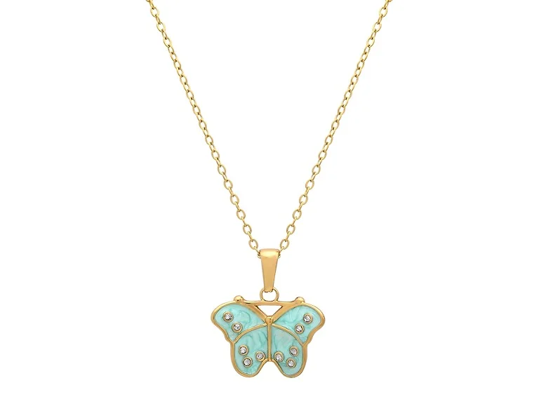 18K Gold Plated Butterfly Necklace