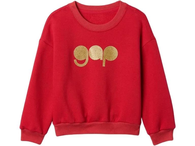 GAP Girls' Fleece Crewneck