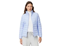 Amazon Essentials Women's Lightweight Long-Sleeve Water-Resistant Packable Puffer Jacket (Available in Plus Size), Light Blue, X-Small