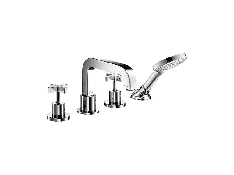 AXOR Citterio Modern 2-Handle 15-inch Wide Roman Tub Filler