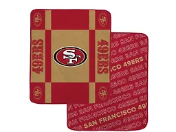 NFL Team Reversible Soft Blanket - San Francisco 49ers