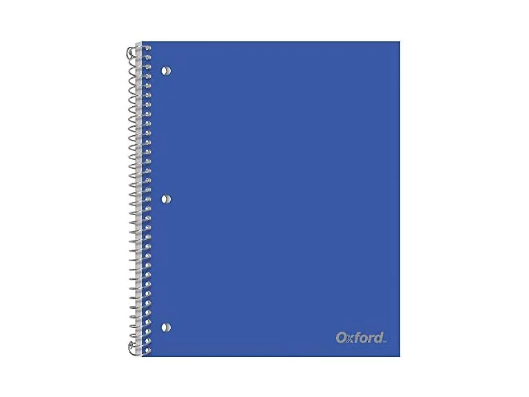 Oxford Oxford 1-Subject Poly Notebook