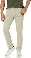 Amazon Essentials Men's Athletic-Fit Stretch Jeans - Discontinued Colors, Light Khaki Brown, 28W x 30L