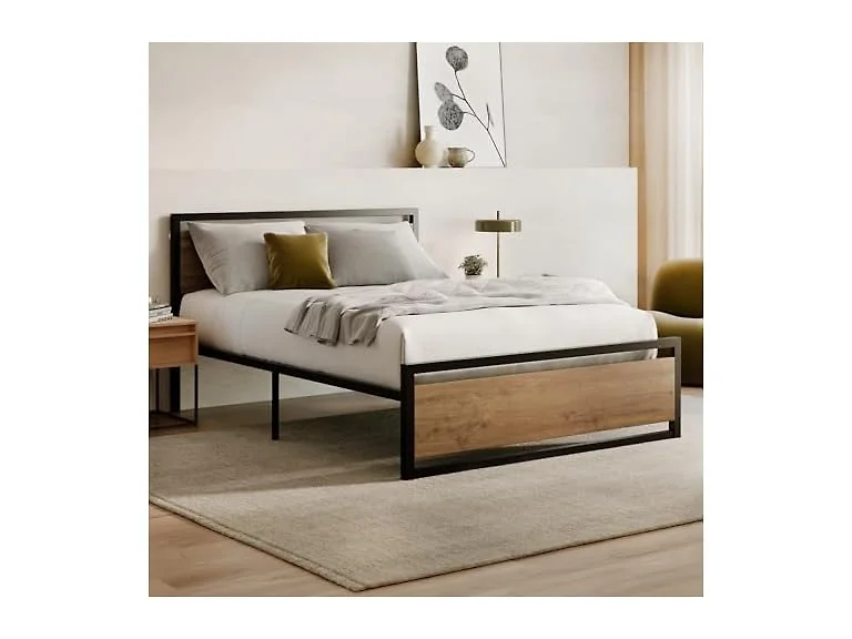 Nectar 14in Metal Platform Full Bed