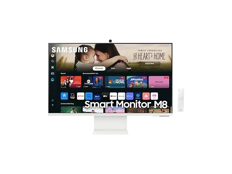 (NEW) Samsung 32" Smart Monitor with Camera (Open Box)