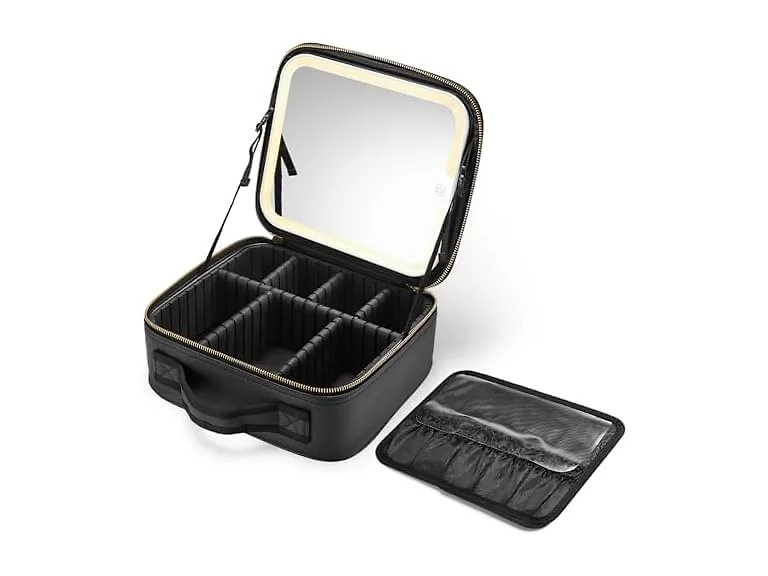 Makeup Bag with LED Mirror